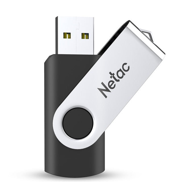 Netac USB 3.0 Metal Flash Drive 64GB/32GB/16GB Black Pen Drive Pendrive USB Memory Stick 2.0 USB Disk USB Flash Storage Devices