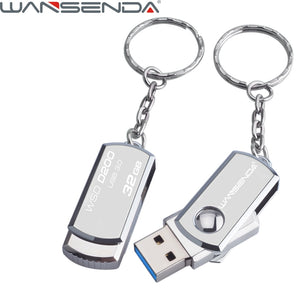 Stainless Steel USB 3.0 pen drive 256gb 128gb usb flash drive 16gb 32gb 64gb pendrive usb stick with keychain Flash Drive